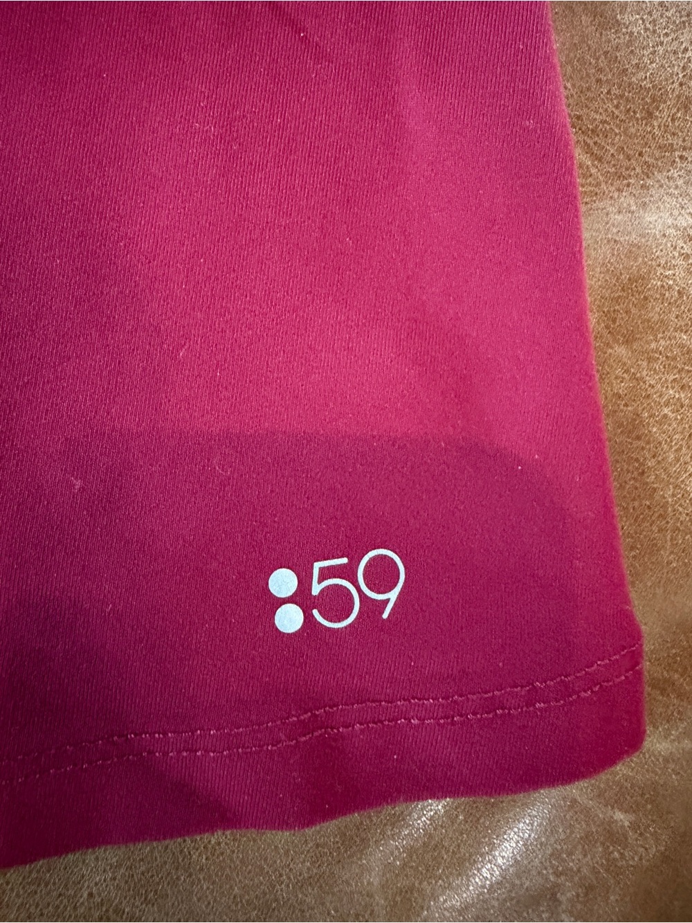 SplitFiftyNine Raspberry Athletic Tank with Leopard Mesh Inset Size M - Picture 4 of 7